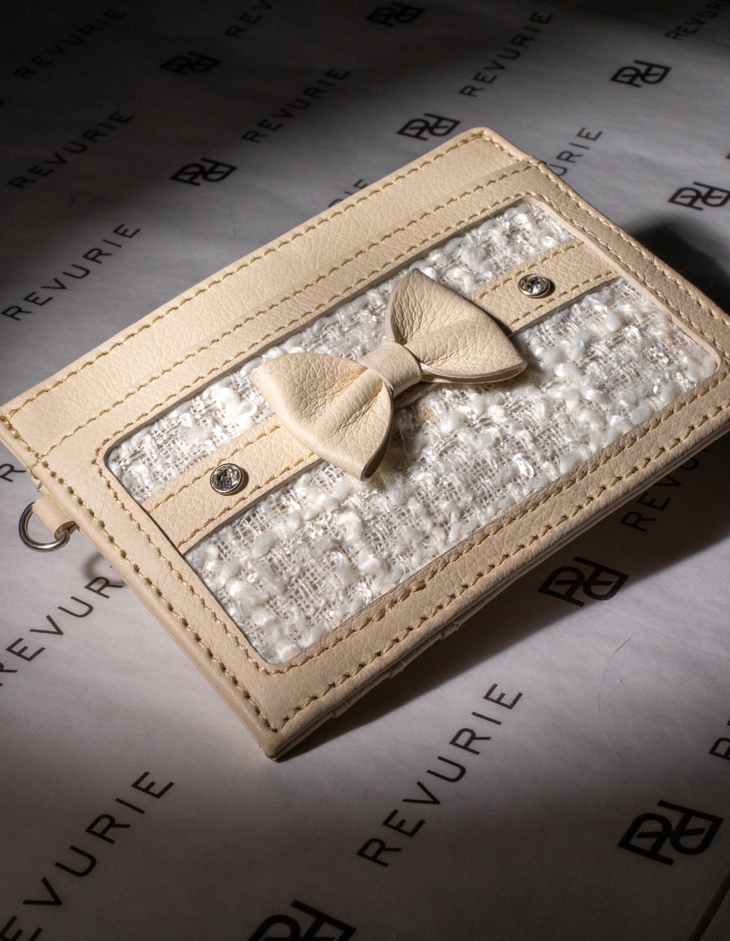 Tarjetero beige Champagne