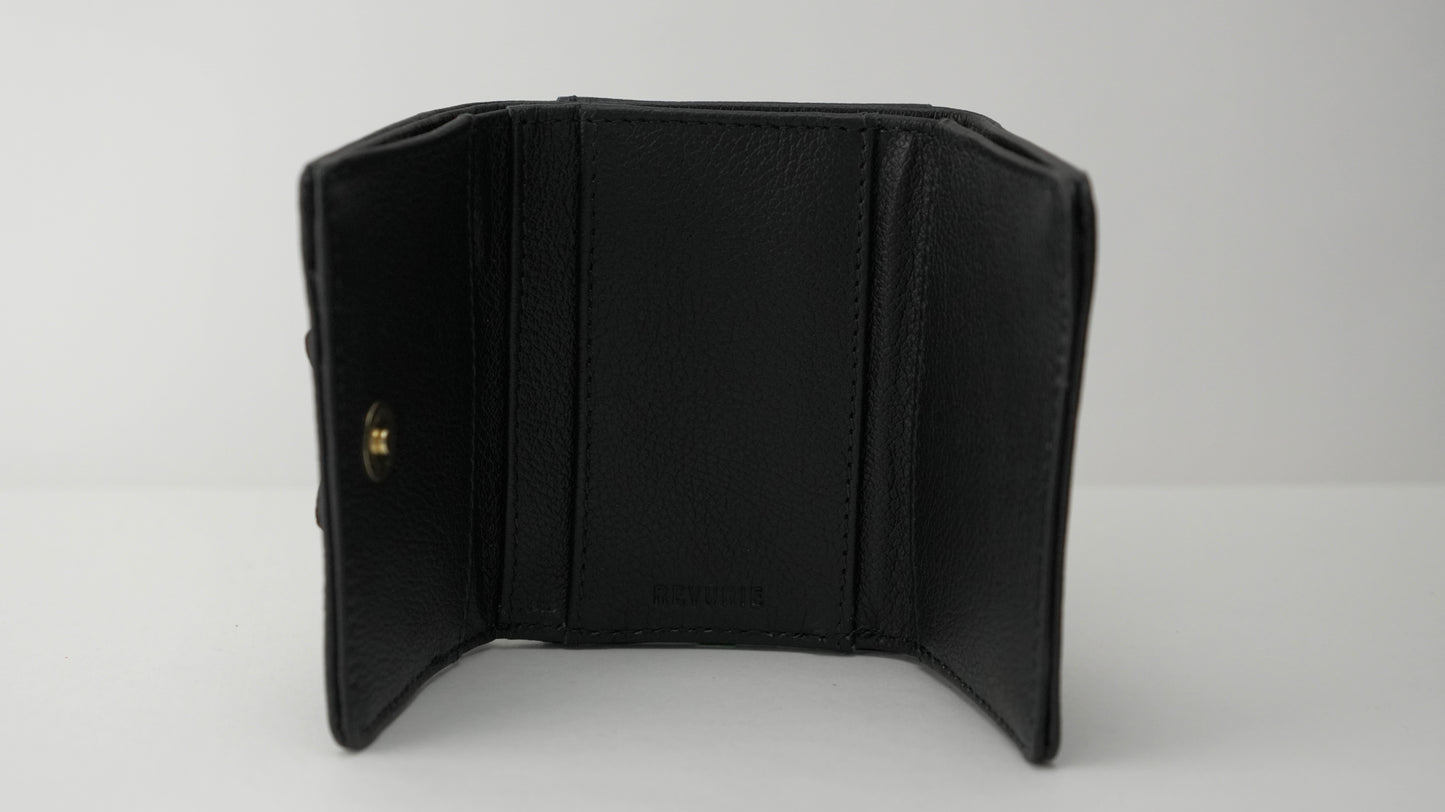 Cartera negro Obsidiana