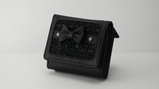 Cartera negro Obsidiana