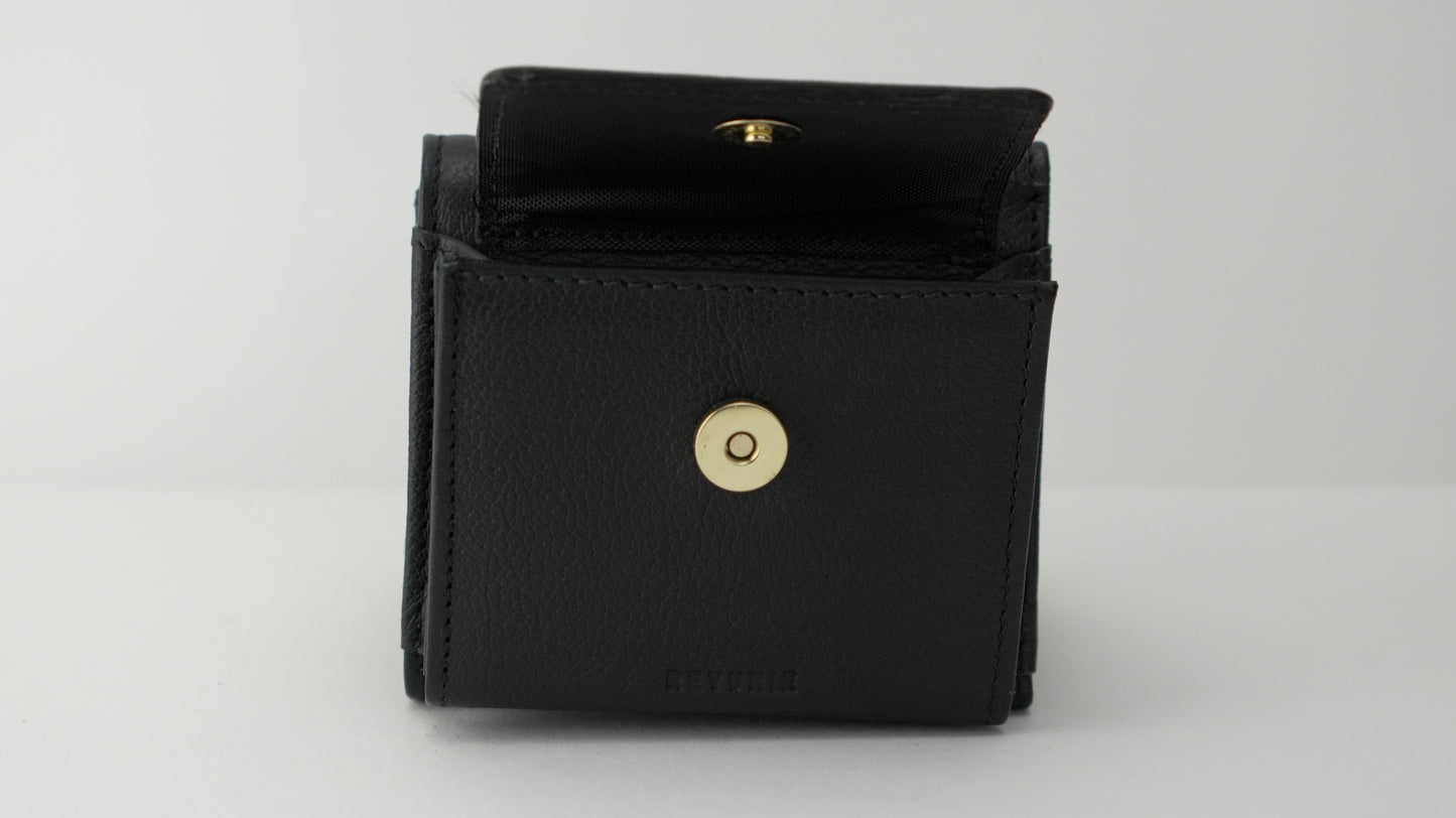 Cartera negro Obsidiana